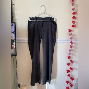 Grey/White business casual pants.